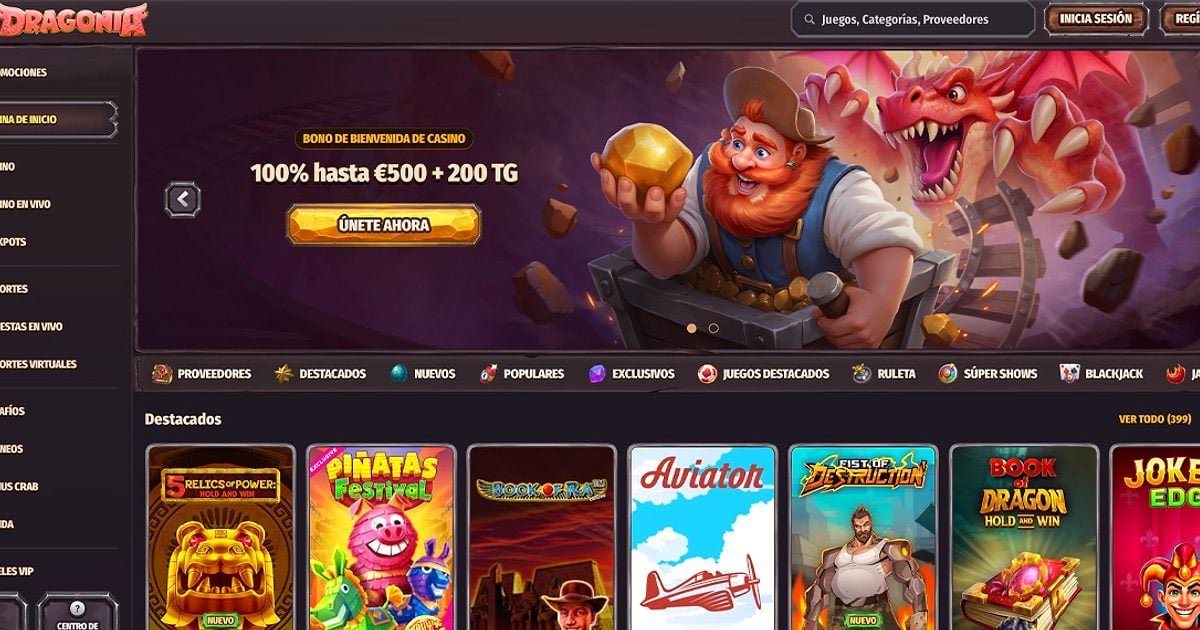 Dragonia catálogo de juegos